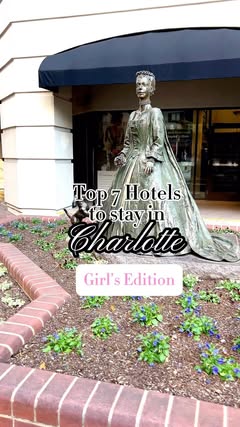 Hey Travel Girlies! If you’re planning a visit to Charlotte, NC. Save this list to your Favorites:

💎Luxury Girlies
Kimpton Hotel
303 S Church St, Charlotte, NC 
(Located Uptown Charlotte next to baseball stadium, rooftop bar & lounge, walking dista