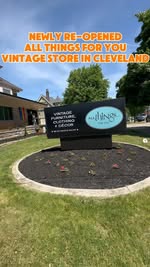 Welcome back @allthingsforu !! One of my favorite vintage stores is back and moved into their gorgeous new space in Tremont next to @terrapin.bakery 🎉 4 floors of curated vintage from furniture, art, clothing and so much to discover from the over 20