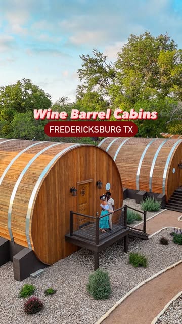 ✨🍷 WINE BARREL CABIN GIVEAWAY🍷✨

With Fredericksburg being the wine destination of Texas it was about time we got some wine cabins! The sweet as moscato couple built these cabins to feel like you were sleeping inside a wine barrel with 4 different 