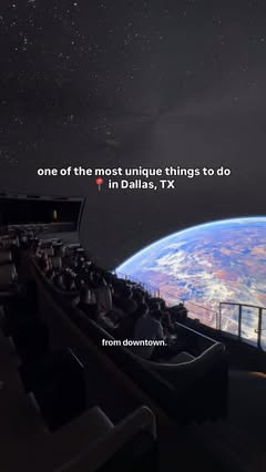 One of THE MOST unique things you can do in DFW + how to get discounted tickets!! 👇🎬🌎✨

I just went back to @CosmDallasTX at @GrandscapeTX, and I’m still not over it. This is hands-down one of the COOLEST, most IMMERSIVE experiences in the metropl