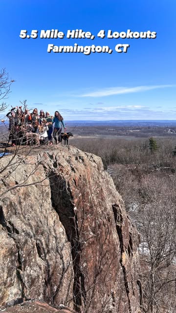 Head out on this 5.5-mile homemade hike (with 4 different lookouts!) on a scenic section of the Metacomet Trail in CT! 🥾❤️

Lucky to have a great group on this hike over the weekend. Love teaming up with @ggaihartford for group hikes & will put out 