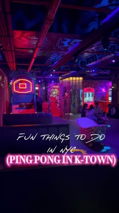 Looking for the next fun game night outing in NYC! Grab your friends and head over to @spacepingpongnyc ! This hidden gem in K-Town is decked out with tons of ping pong tables and has so many fun activities! Let’s not forget the food is simply amazin