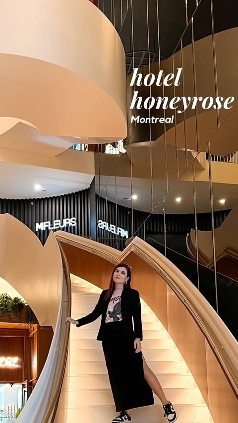 Where: Hotel HONEYROSE, Montreal 🇨🇦

Located in downtown Montreal, conveniently positioned for St Catherine + other shopping streets and Quartier des Spectacles, the hotel is also a twenty minute walk to the historic part of the city - Vieux Montre