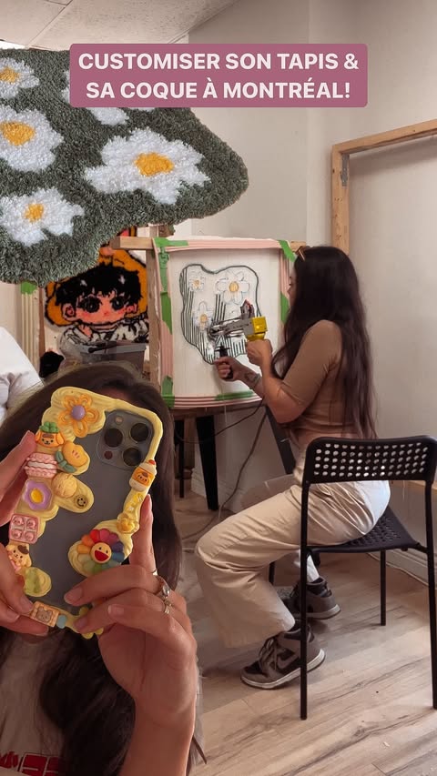 Activité coup de cœur au centre-ville de Montréal : @tututuspace ! Seul, entre amis, en couple, mais surtout sans modération, ça donne juste envie de couvrir sa maison de tapis personnalisés et d’avoir 36 bougies loufoques et phone cases de rechange 