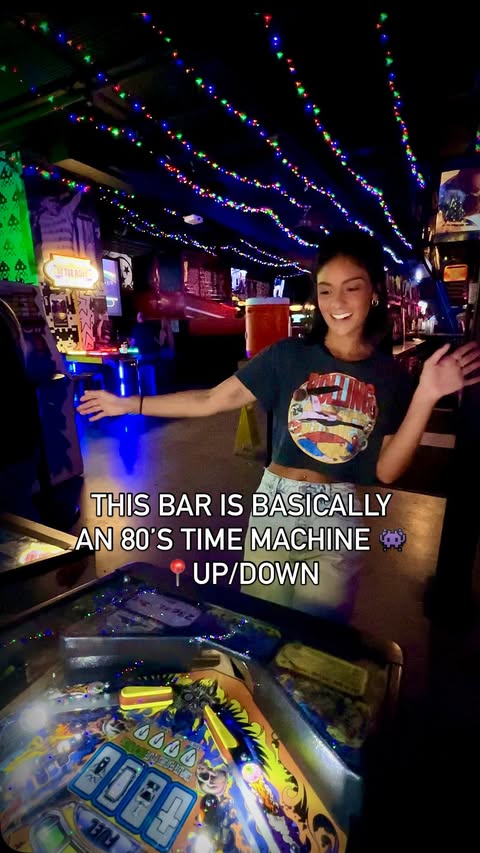#heynashville 
If you haven’t followed me yet, why the heck not??? I show you ALL the cool places in town!

✨Insert coin to relive your childhood… with cocktails.
This 80s-inspired arcade bar in Nashville has everything: Pac-Man, Skee-Ball, DDR, phot