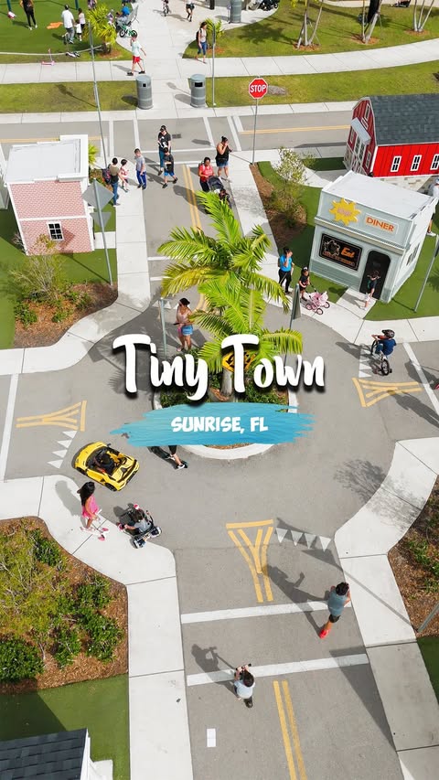 Welleby Park
.
🎟️ Free to Visit / Free Parking
📍 11100 NW 44th Street, Sunrise, FL 33351
⏰ 8am - 6pm
.
Bring the scooters, tricycles, bikes, and ride-on cars to Welleby Park and explore the Safety Town Play-Learn Area. This playground has real traf