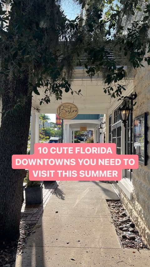 DID YOU CATCH THAT⁉️

Here are TEN charming downtowns in #Florida that YOU should visit this summer 😎

(In no particular order 😉)

1️⃣ Micanopy (@micanopy_happenings) 
2️⃣ Venice (@venicefloridachamber)
3️⃣ Mount Dora (@mountdorachamber) 
4️⃣ Tarpo