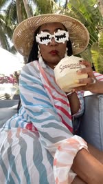 Fine Aunties check In 🥰😘⬇️⬇️⬇️⬇️⬇️⬇️
———————————————————————————————— 
📍@sagamorehotel 
Sunglasses 😎 @sheinofficial 
(I found them on AliExpress. Link in my story 🙌🏽🙌🏽🙌🏽)
Swimwear and coverup @iconswim 
——————————————————————-
#richauntyvib