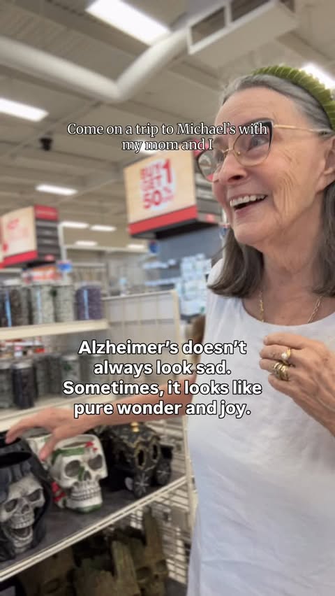 I used to only see the pain in Alzheimer’s.

But lately… I see the wonder.

The way she laughs at skeletons for Halloween. The way she lights up Christmas ribbons. The way a pack of pens makes her growl with excitement😂

Alzheimer’s doesn’t always l