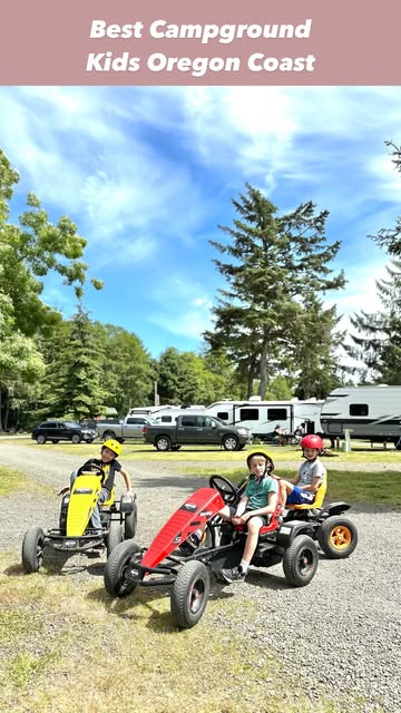 🎖Best campground for Kids in Oregon, if you ask my children… ☺️
📍KOA Astoria/Warrenton

📌Make sure to save this and share with your camping friends! 

☀️This is not my favorite type of camping but it’s for sure our kids favorite! 

🏕We had a mult