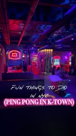 Looking for the next fun game night outing in NYC! Grab your friends and head over to @spacepingpongnyc ! This hidden gem in K-Town is decked out with tons of ping pong tables and has so many fun activities! Let’s not forget the food is simply amazin