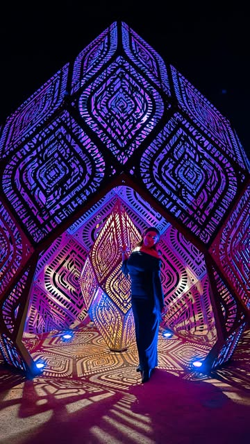 I never knew this place would leave such an imprint on my heart.
For my birthday, Andrew and I planned a little weekend getaway — and somehow, Paso Robles became a dream we didn’t want to wake up from.

At Sensorio, the rolling moonlit hills glowed w