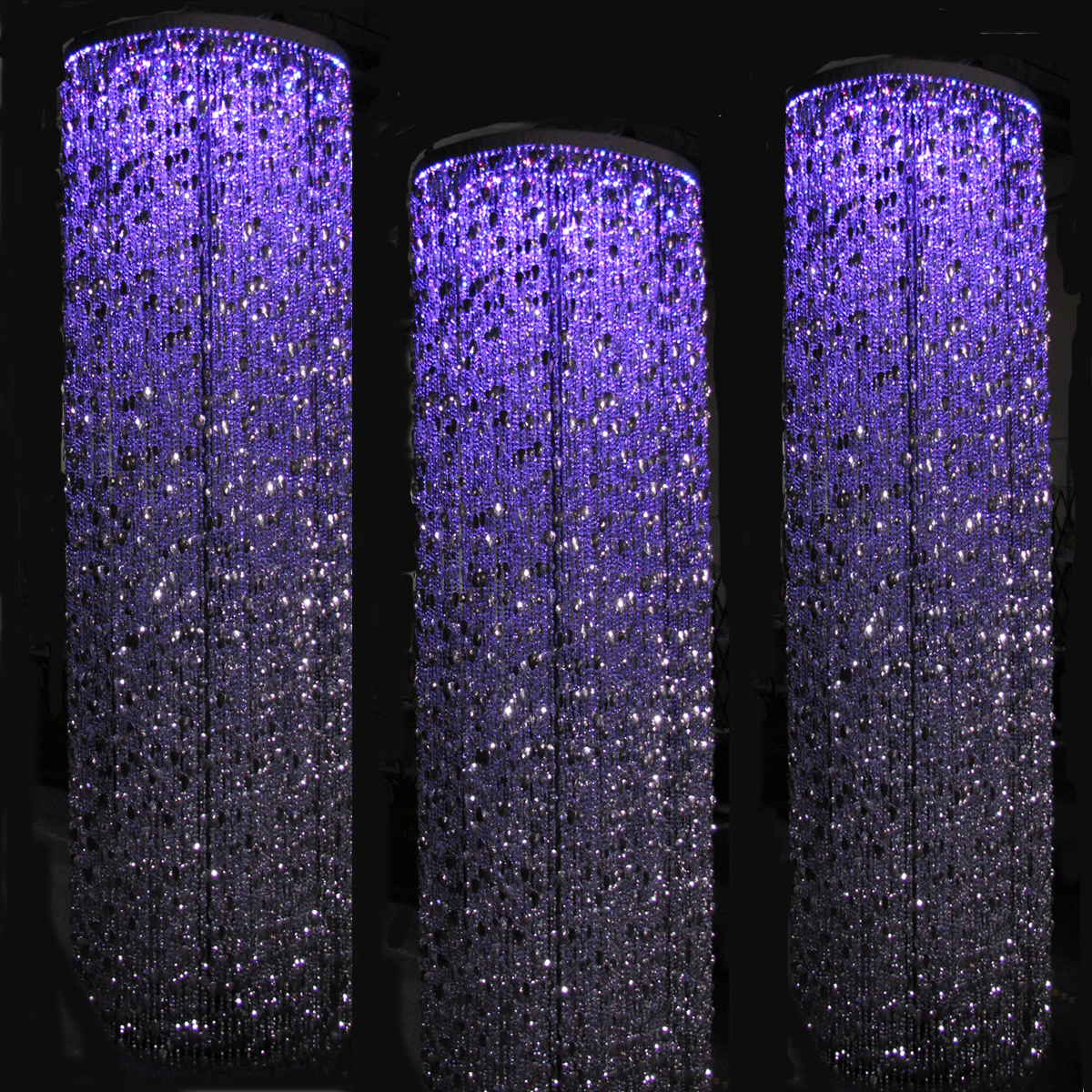 LED Column LED Lighting Elements Rental Dazian