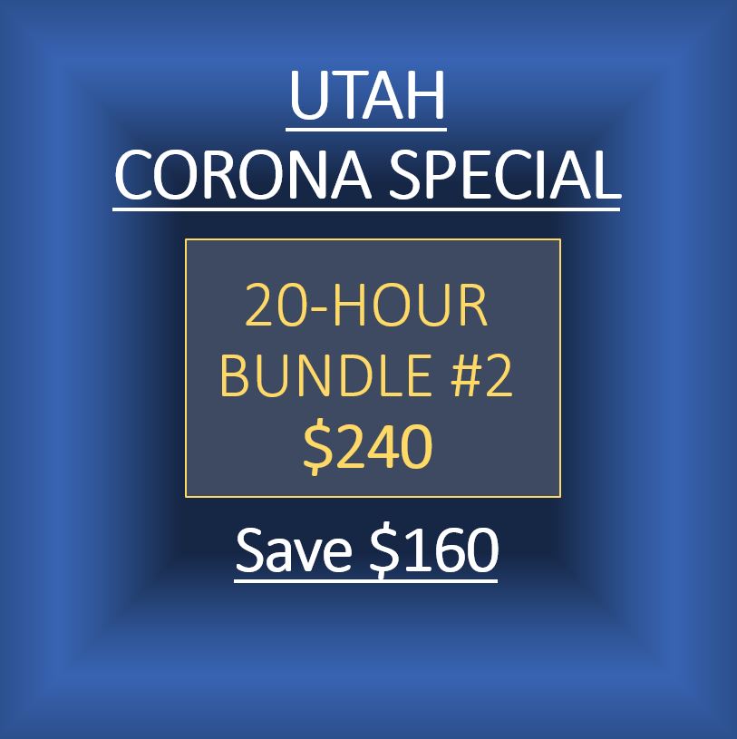 UTAH 20HOUR BUNDLE 2 FOR 285 DC Hours