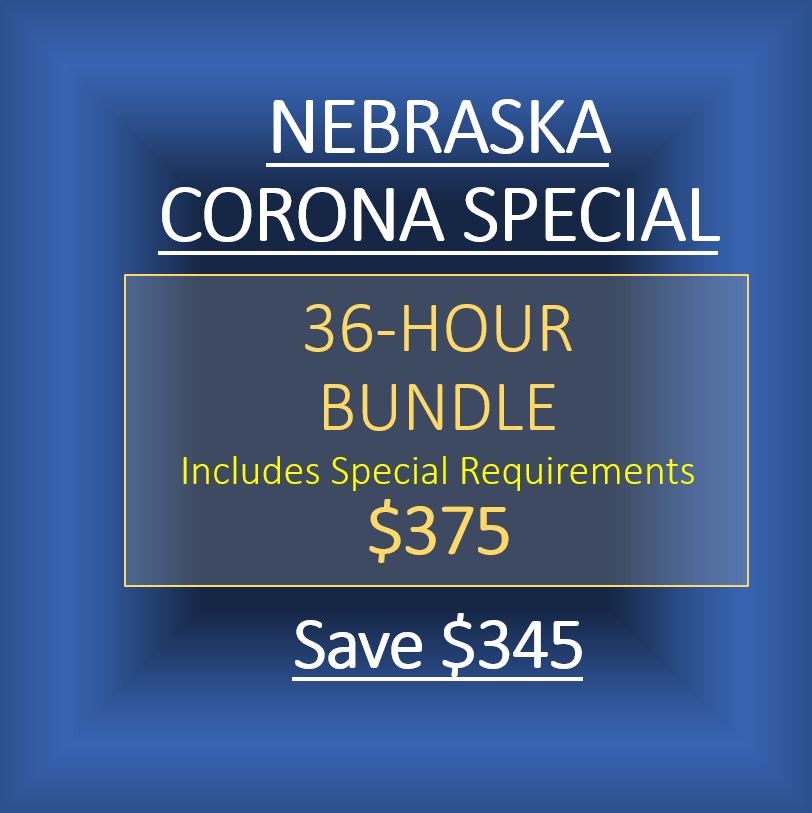 NEBRASKA 36 HR BUNDLE FOR 375 INCLUDES SPECIAL REQUIREMENTS DC Hours