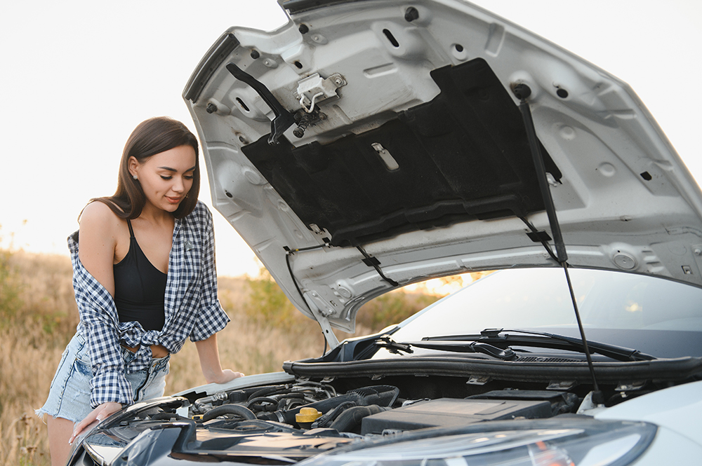 CarVision service technician performing an oil change