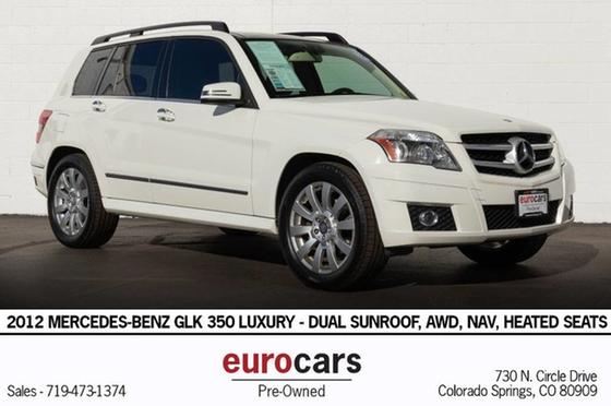 2012 Mercedes Benz Glk Class Glk350 For Sale In Colorado