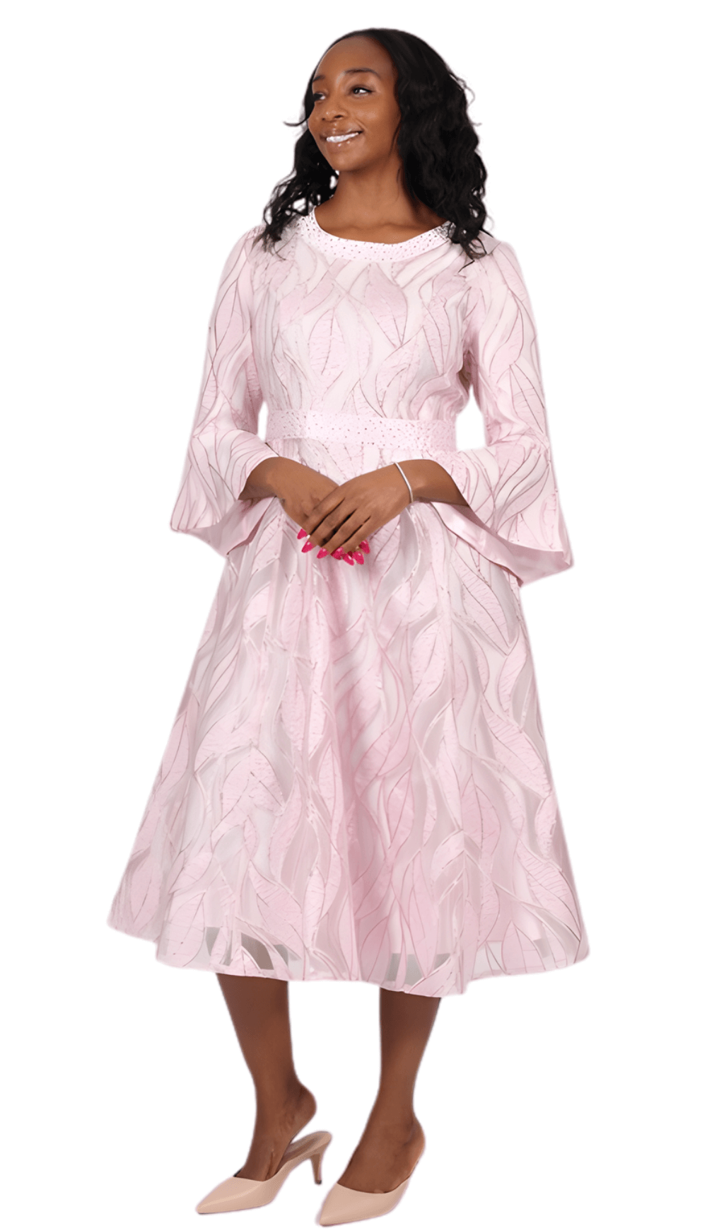 size 16 midi dress with sleeves PRETTYGARDEN Women's Fall Spring Midi Dress Long Sleeve Floral Smocked Elegant Wedding Guest Long Flowy Dresses with Pockets (Army Green,Small) at Amazon Women's Clothing store