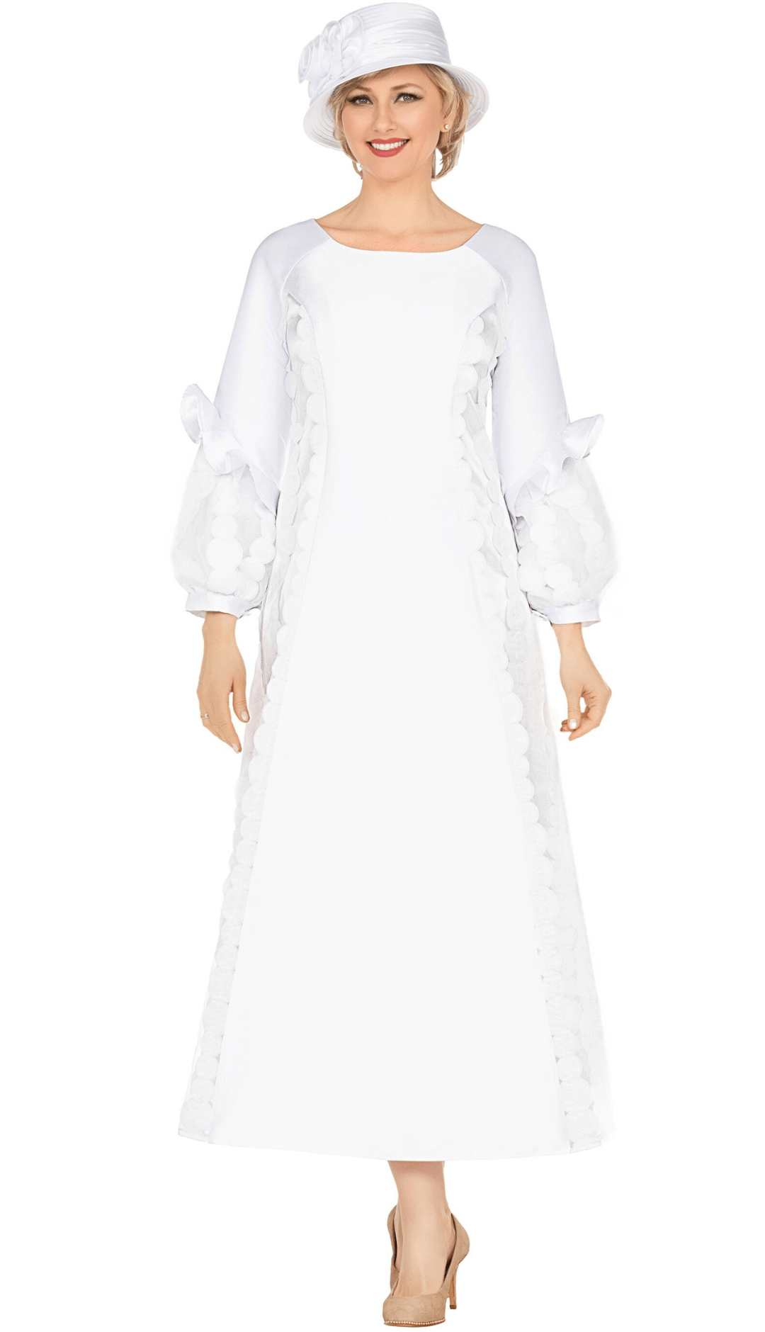 chinese dress ladies Giovanna D7208-PNK Church Dress Pink / 14