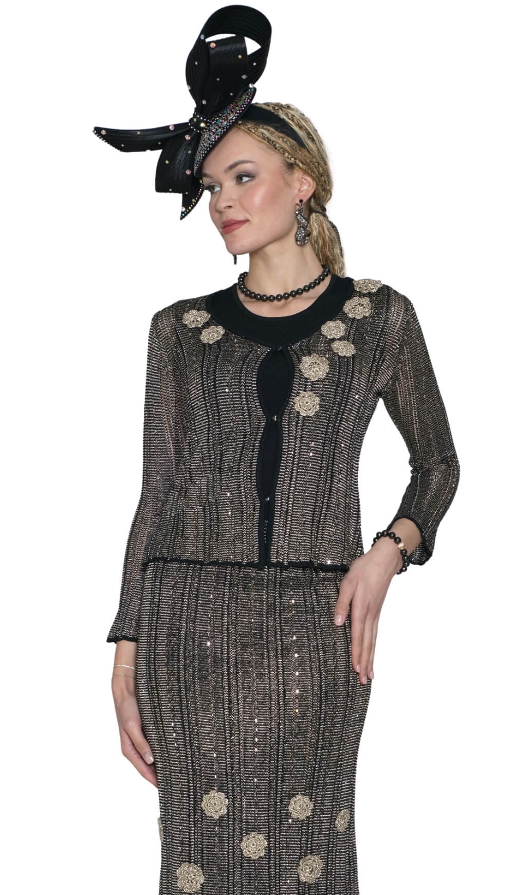 knitted evening dress Frankies Bikinis - Midnight Knit Dress main image 0
