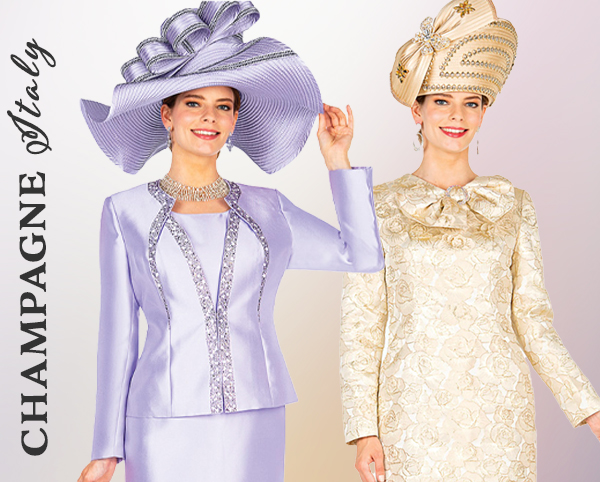 designer church suits catalog