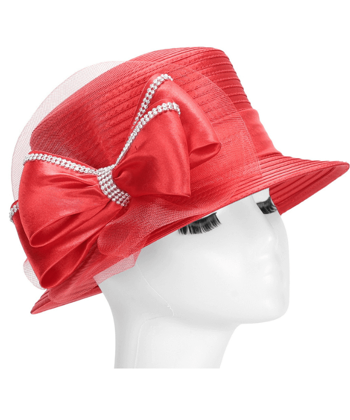 Giovanna Church Hat HR22140-Red main image 0