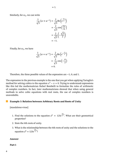 Lesson: Arbitrary Roots of Complex Numbers | Nagwa