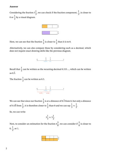 Lesson: Estimating Quotients of Fractions | Nagwa