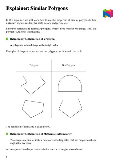 Lesson: Similar Polygons | Nagwa