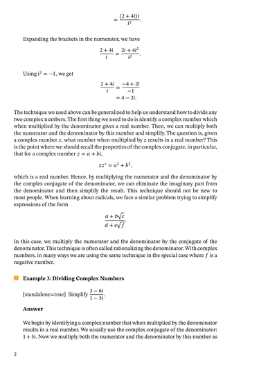 Lesson: Dividing Complex Numbers | Nagwa