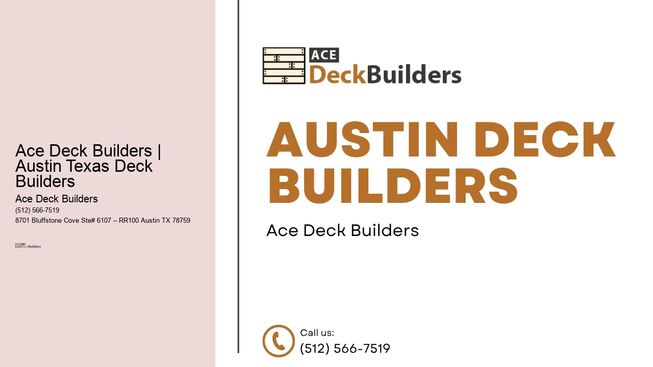 Ace Deck Builders | Austin Texas Deck Builders 
