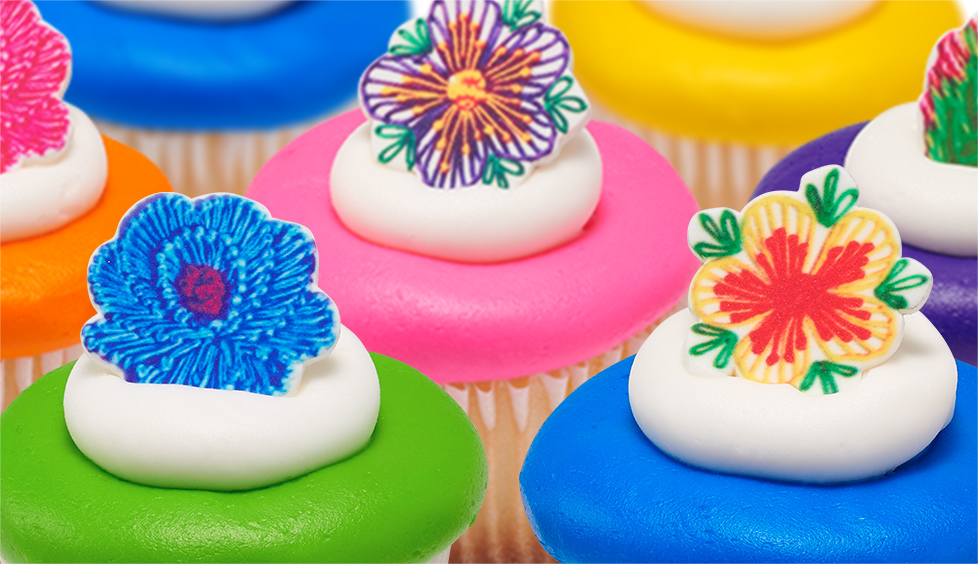Flower Assortment Cupcakes