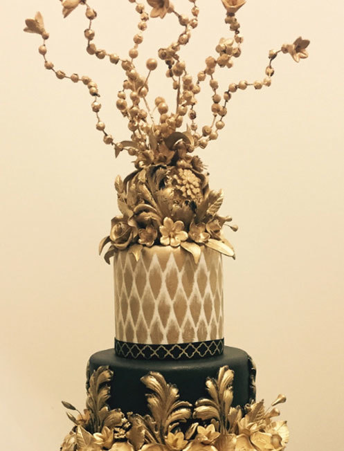 Cake Decorator Spotlight Flower Tier Cake