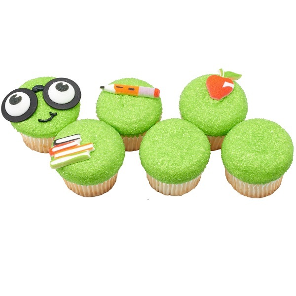 Brainy Bookworm Cake Design