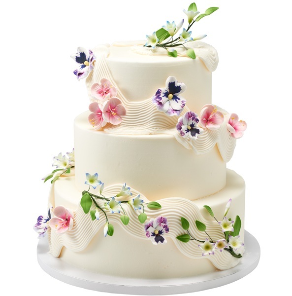 Floral Elegance Cake Design