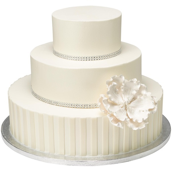 Glitz and Glamour Wedding Cake Design