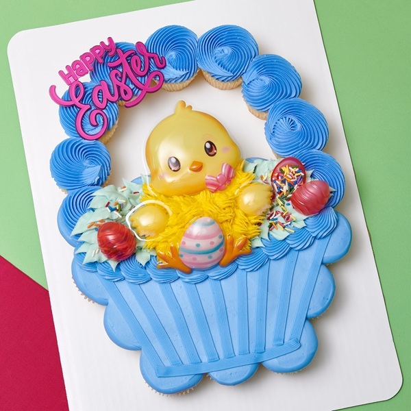 Happy Easter Basket Cake Design