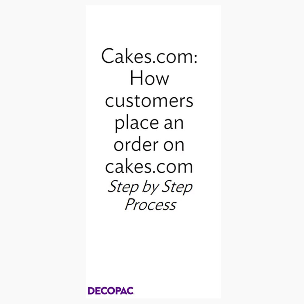 Cakes.com: How Customers Place Orders on Cakes.com