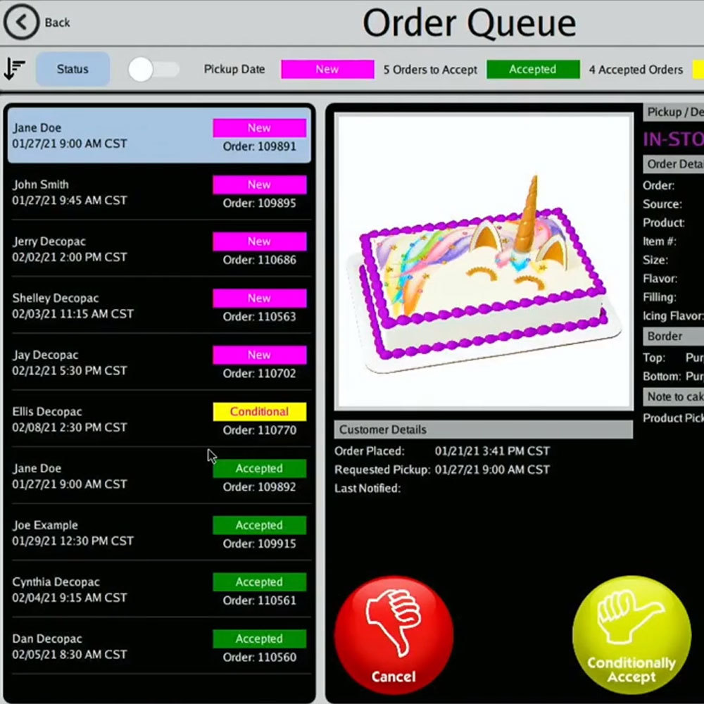 PhotoCake LIVE: How to Retrieve a Cake Order