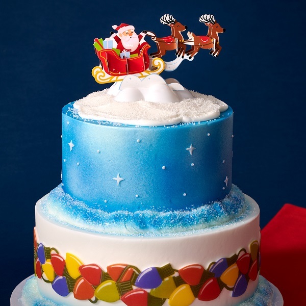 Sleigh Rides Cake Design