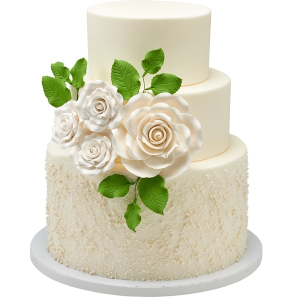 Timeless Rose Cake Design