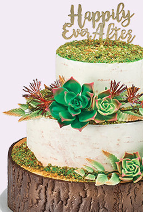 Nature Wedding Theme Cake