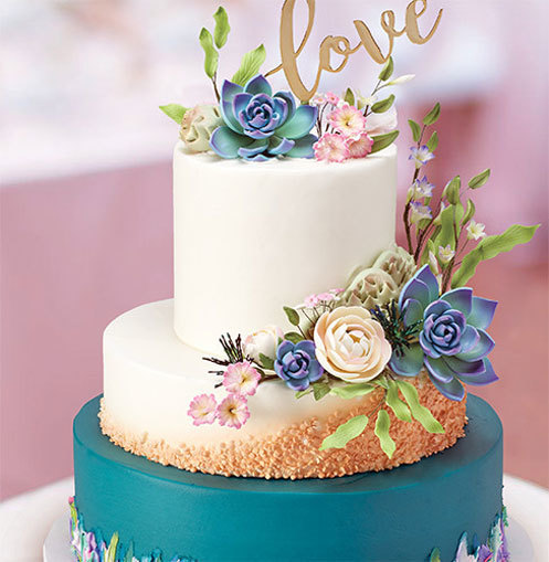 Unique Adventure Wedding Cake