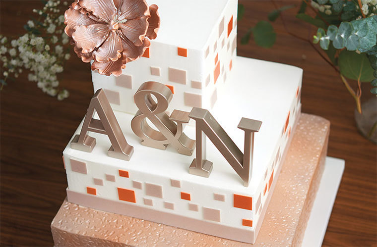 Urban Wedding Cake