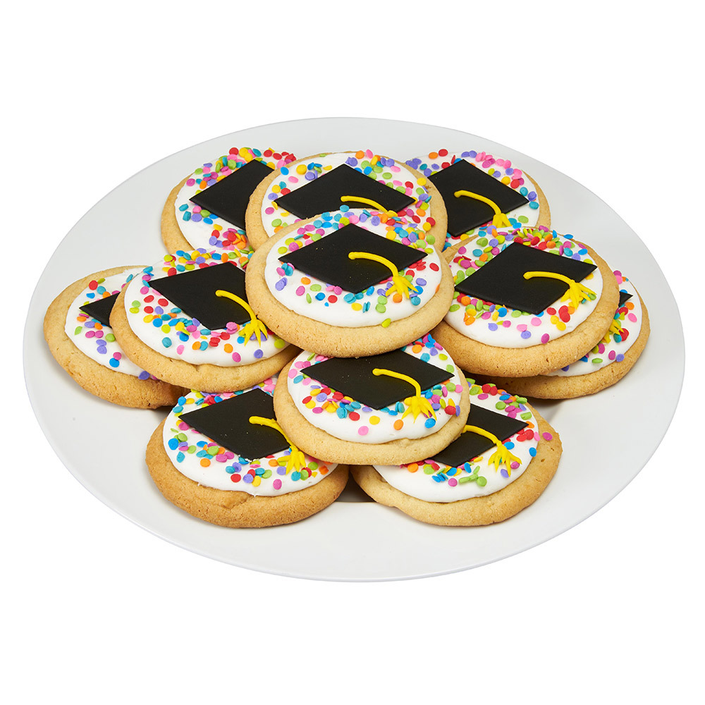 Edible Grad Cookie Platter Design for Cake Decorations