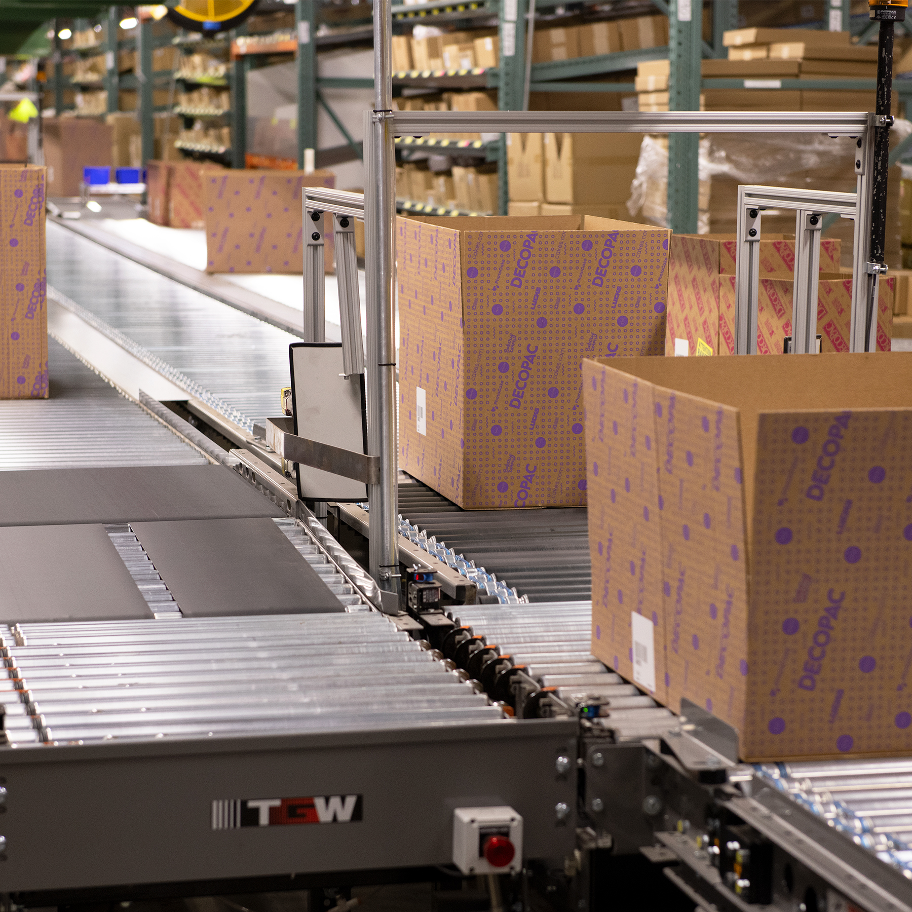 Multiple Boxes On Conveyor Belt shipping same day