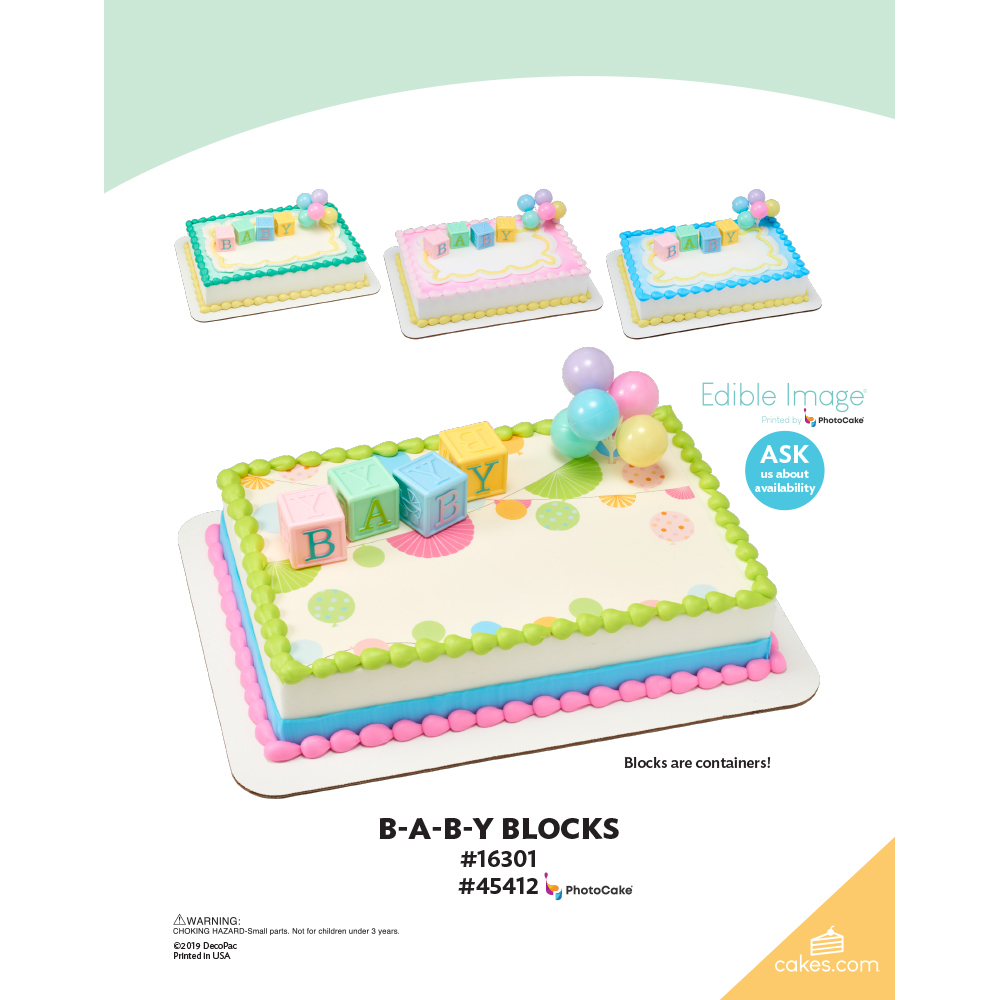 B-A-B-Y Blocks DecoSet® The Magic of Cakes® Page