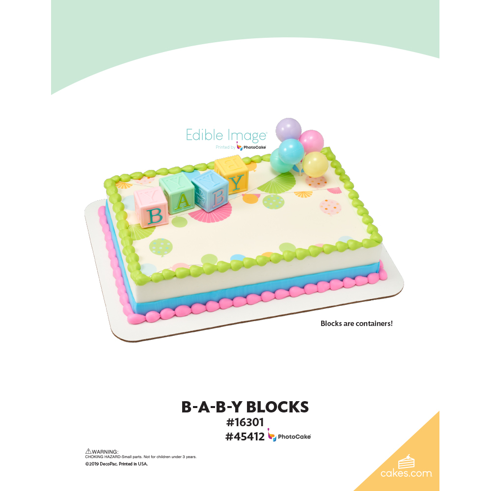 B-A-B-Y Blocks The Magic of Cakes® Page