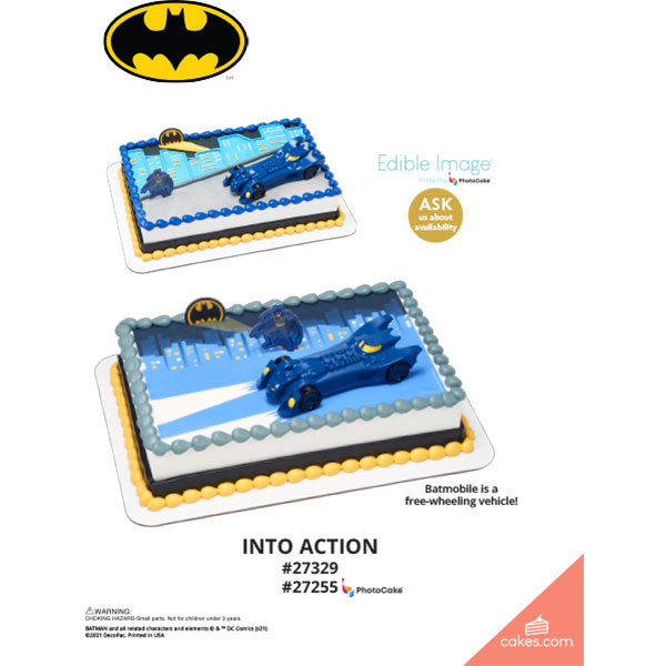 Batman™ Into Action DecoSet® The Magic of Cakes® Page