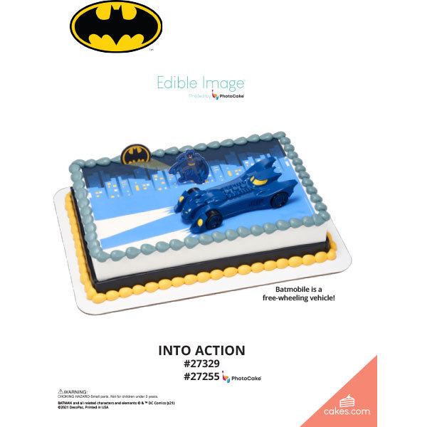 Batman™ Into Action DecoSet® The Magic of Cakes® Page
